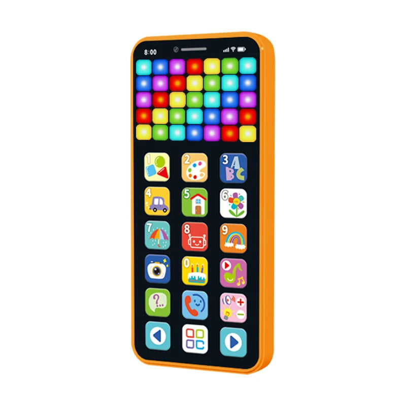 Kids Educational Multimedia Tablet with Color Screen USB Rechargeable Early Learning Music Toy for Children's Development