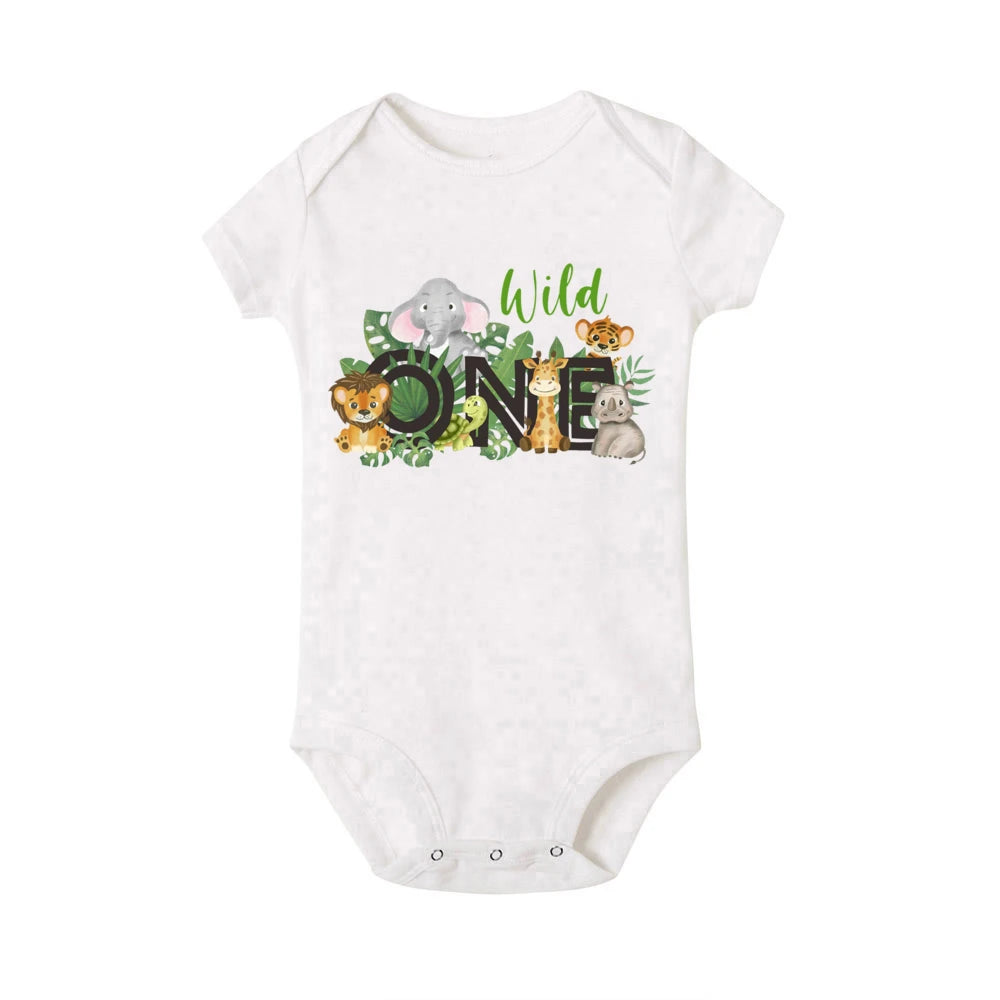 Wild Family Matching Family Shirts Wild One Baby Birthday Shirt Dad Mom Shirt Brother Sister Tshirt Summer Family Look Tee Gift