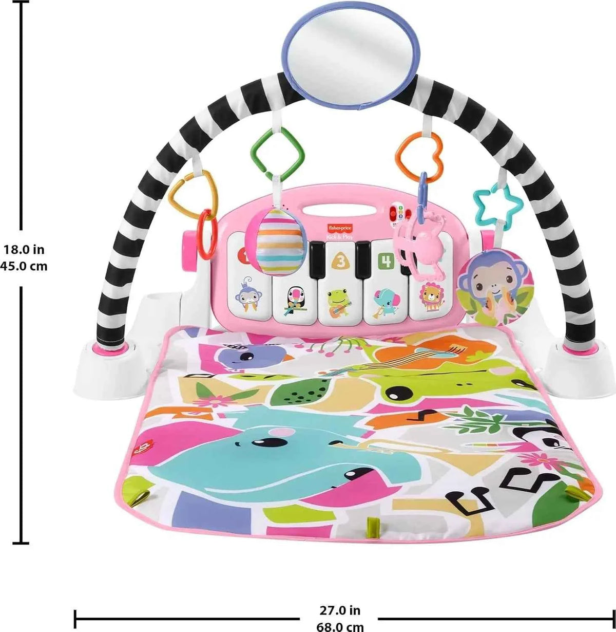 Interactive Baby Playmat with Piano Gym, Lights & Music for Newborns 0+ Months Developmental Toy