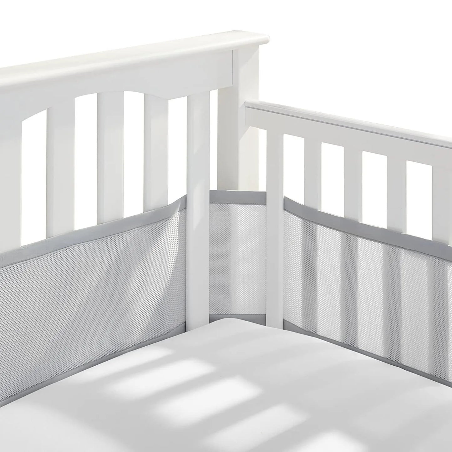 Four Seasons Breathable Infant Bedding Bumpers Newborn Baby Room Decor Cot Bed Around Protector Crib Bumper Liner