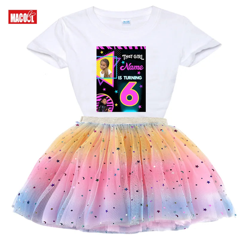 That Girl Laylay Tutu Set Girls 7th Birthday Party Outfits Kids Outfit Shirt Outfit Kids Shirts Girl Dress Sets Child Outfit 6th