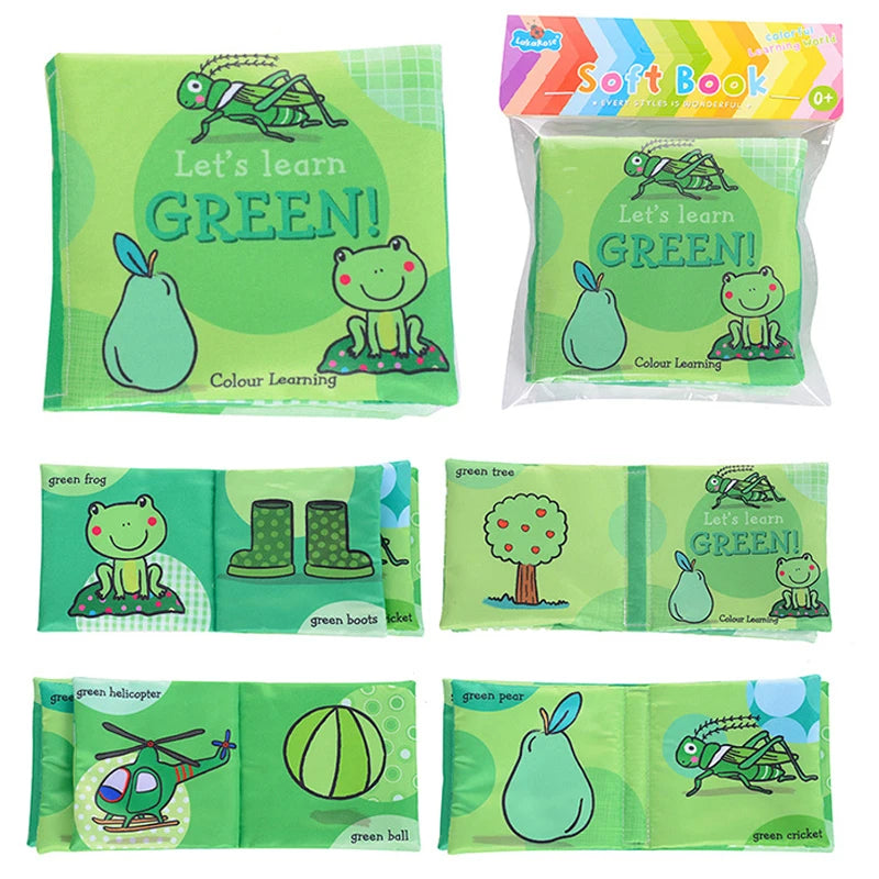 Baby Cloth Books Toys Soft Montessori Sensory Early Education Learning Games for Kids 0-12 Months Educational Infant Development