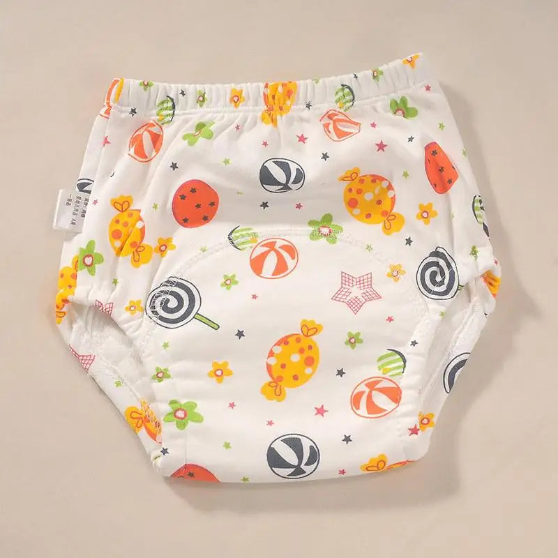 Newborn Training Pants Baby Shorts Solid Color Washable