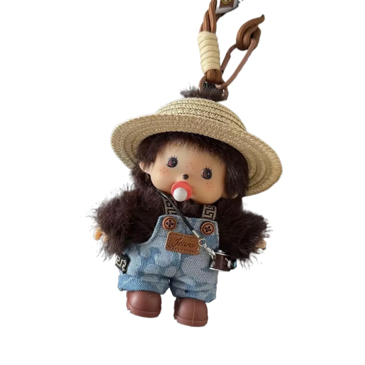 15cm Monchhichi Cute Little Monkey Diy Outfit Change Doll Multiple Styles Exquisite Backpack Pendant Keychain Toy Periphery Gift