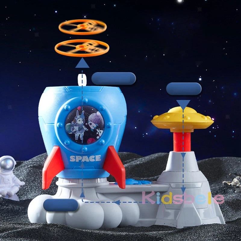 Outdoor Activity Toy Kids Flying Disc Launcher