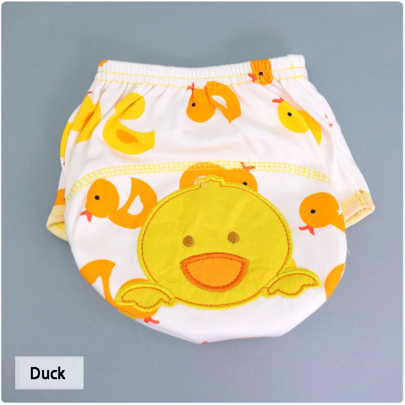 Mother Kids Baby Bare Cotton Cloth Diapers Unisex Reusable Infants Children Training Panties Washable Underwear Nappies Changing