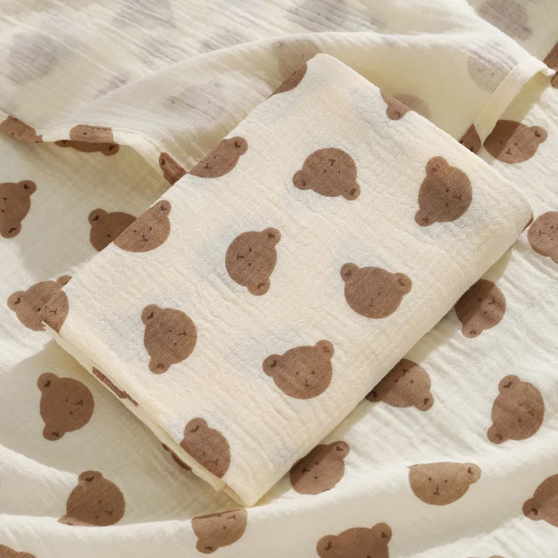 Newborn Baby Cotton Blanket Summer Bedding Babies Stuff Throw Blanket Muslin Squares Receiving Blanket