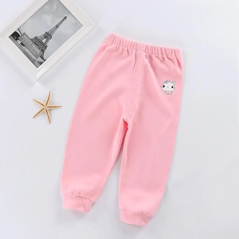 New Trend Casual Baby Kids Boys Girls Long Trousers Cotton Autumn Sport Pants 1-6 Years Old Toddler Pants Children's Clothing