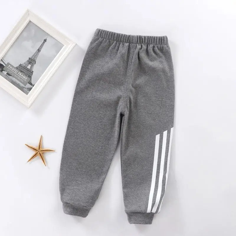 New Trend Casual Baby Kids Boys Girls Long Trousers Cotton Autumn Sport Pants 1-6 Years Old Toddler Pants Children's Clothing