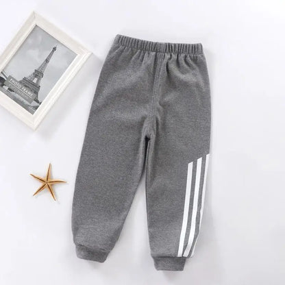 New Trend Casual Baby Kids Boys Girls Long Trousers Cotton Autumn Sport Pants 1-6 Years Old Toddler Pants Children's Clothing