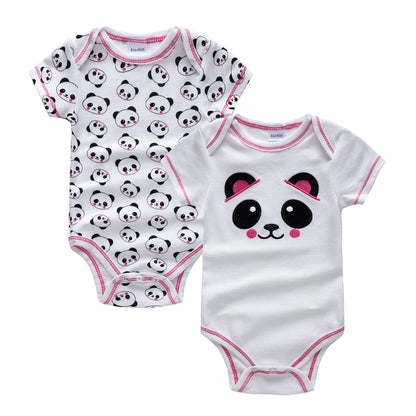 Honeyzone Summer Baby Clothes Infant Girls Romper Cute Lion Full Print Boys Bodysuits 2pcs /Set Trottie Jumpsuits Outfits 