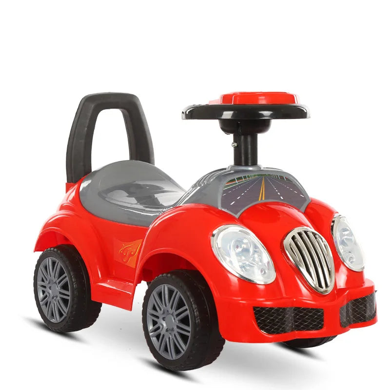 Children's Scooter Can Push and Sit Three in One Multifunctional Twist Car Baby Walker with Music