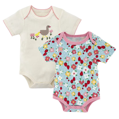 Honeyzone Summer Baby Clothes Infant Girls Romper Cute Lion Full Print Boys Bodysuits 2pcs /Set Trottie Jumpsuits Outfits 