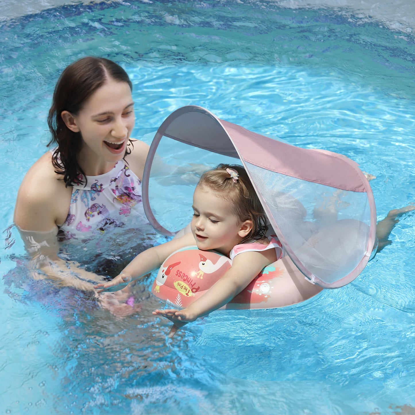Swimbobo New Upgrades Mesh More Safety Soft Ventilate Seat Pocket Baby Inflatable Swimming Floating Kids Ring Circle Summer Toys