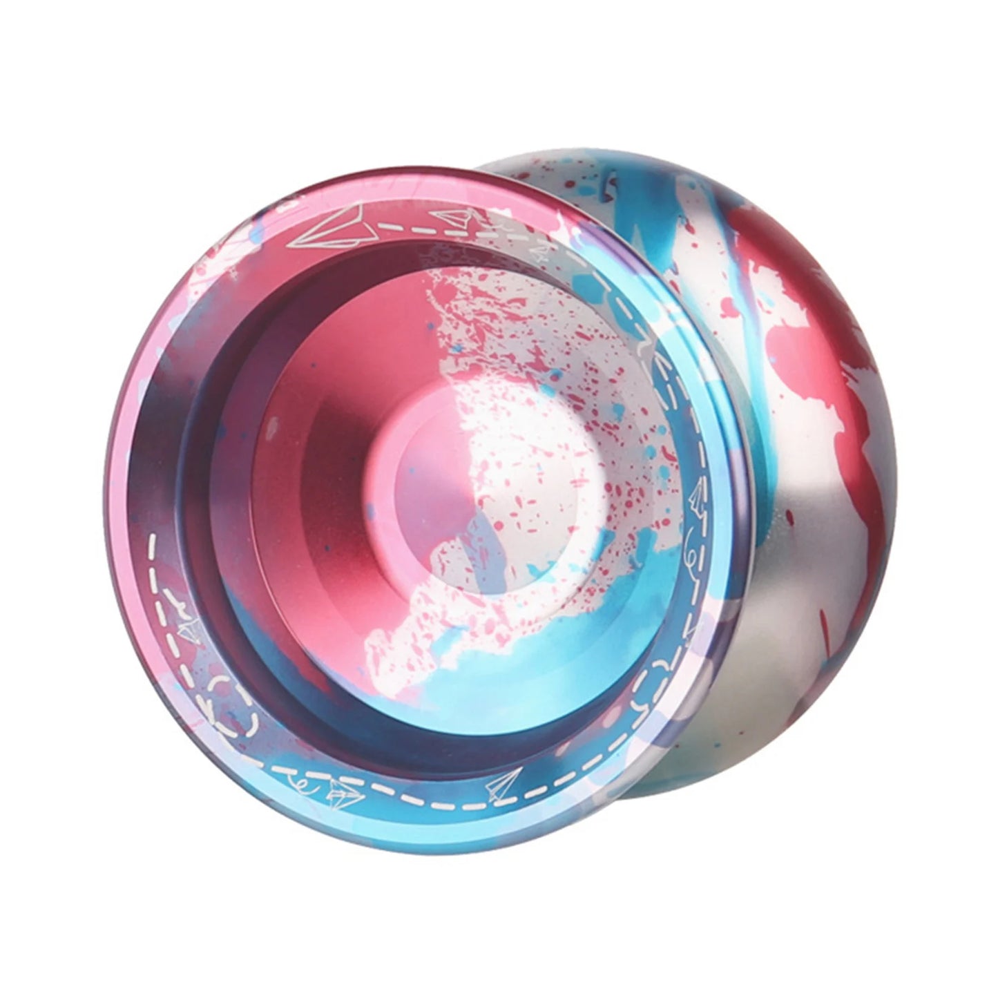 Kids Yo Yo Ball Bearing Yo Yo Professional Unresponsive Yo Yo Aluminum Alloy Yo Yo Ball for Beginners Advanced Players