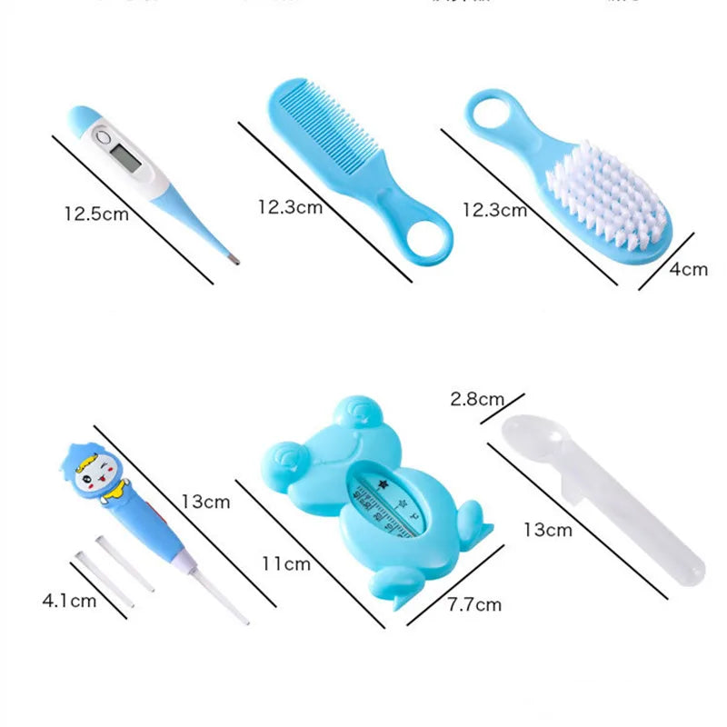 4/8/13pcs Comb Grooming Baby Care Kit Baby Portable Tool Grooming Nail Care Set