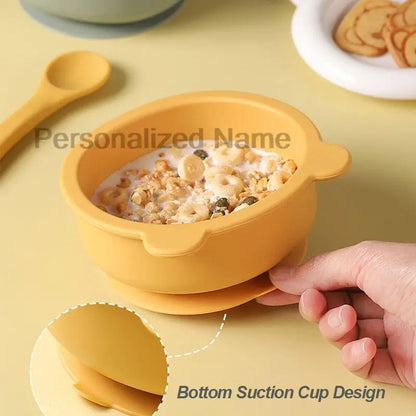 Baby Weaning Set Kit Bibs Baby Includes Bib Bowl Spoon and Fork Feeding Tableware