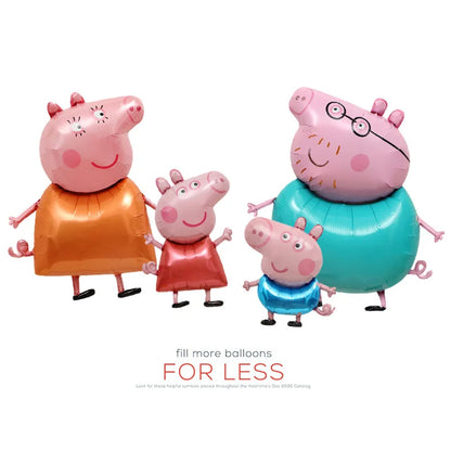 Peppa Pig Birthday Party Decorations Balloons Plate Cup Banner Tableware Set for Baby Shower George Page Party Favors Kids Gifts