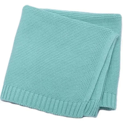 Personalized Name Baby Blanket Embroidered Name Knit Baby Blanket Newborn Gift New Mom Gifts Newborn Baby Girl & Boy Gift