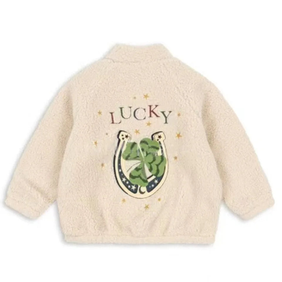 Winter Casual Boys Coat  Sherpa Jacket  Boys Girls Fashion Fleece Warm Outfit for Boys Girls Winter Kids Clothing