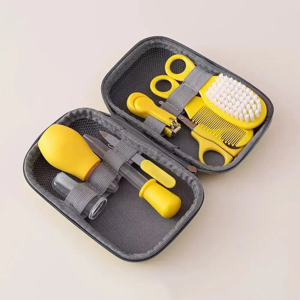 4/8/13pcs Comb Grooming Baby Care Kit Baby Portable Tool Grooming Nail Care Set