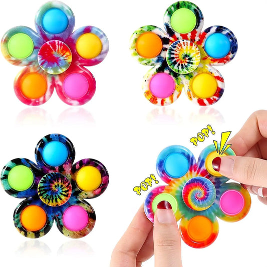 Fidget Spinner Toys Pops Finger Sensory Anxiety Stress Relief Toys ADHD Autism Treasure Box Toys