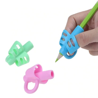 3Pcs/set Children Writing Pencil Holder Kids Writing Posture Correction Device Learning Aid Tool for School Office