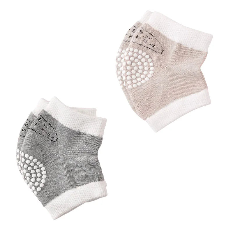 Baby Crawling Knee Pads Breathable, Toddler Walking Anti-Fall, Infant 0-3 Years Old, Pure Cotton Anti-Collision Elbow Pads, Non-