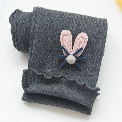 Girls Leggings baby 1-8 Years Old Cute Cotton Elastic Pants Skinny Print Cartoon Pattern Children Leggings Trousers Casual Pants