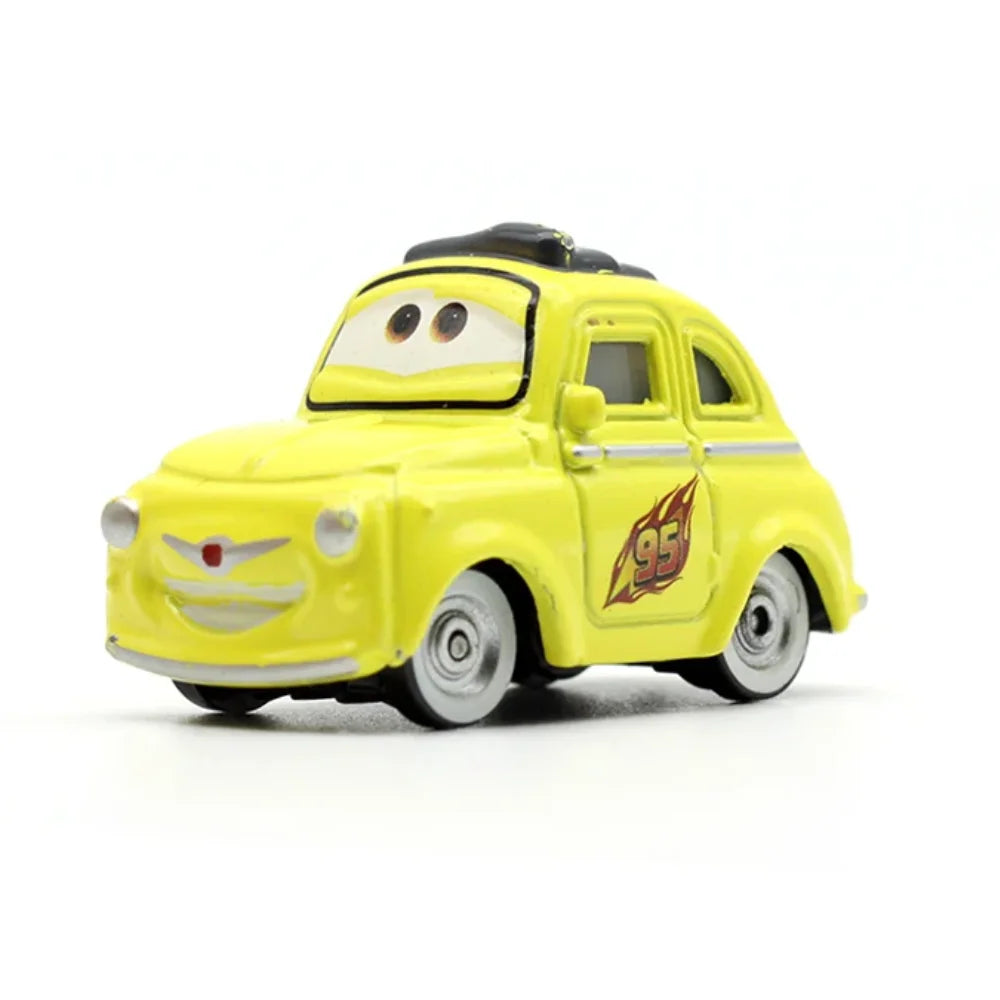NEW 2026 HOT Pixar Cars 3 Lightning McQueen Fillmore 4-9CM 1：55 Metal Model Racing Car Toys Children's Birthday NEWYEAR Gifts