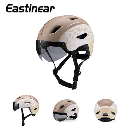 Children's Bike Helmet with Magnetic Goggles Lightweight Breathable Outdoor Sports Bike Skateboard Riding Mini Helmet