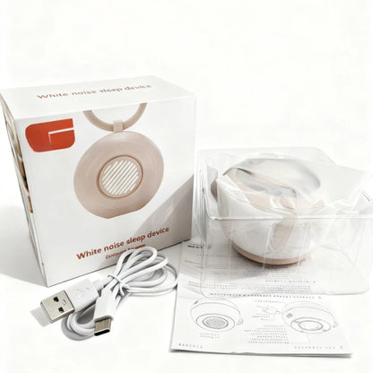 Baby White Noise Machine with light, fast sleep 15 Soothing Sounds, Portable USB Mini Sleep Device for Newborn, Travel & Crib