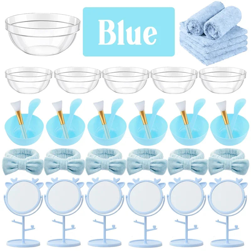 6/8/10/12/14/16Sets Spa Party Supplies for Girls Birthday Party DIY Kids Birthday Party Supplies Favors