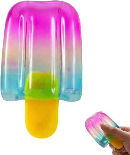 Hot New Ice Cream Squeezing Soft Candy Summer Sensory Stress Relief Color Pinching Music Fidget Sensory Toy