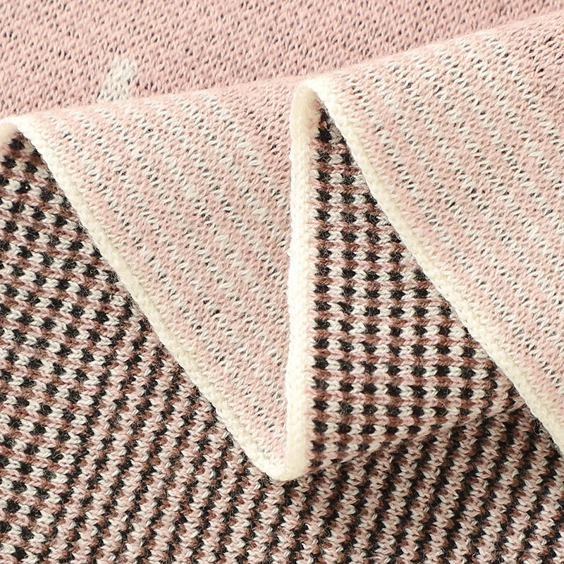 Cotton Knitted Baby Blanket Newborn Boys Girls Super Soft Stroller Basket Swaddle Wrap Plaid 100*80cm Infant Receiving Bed Quilt