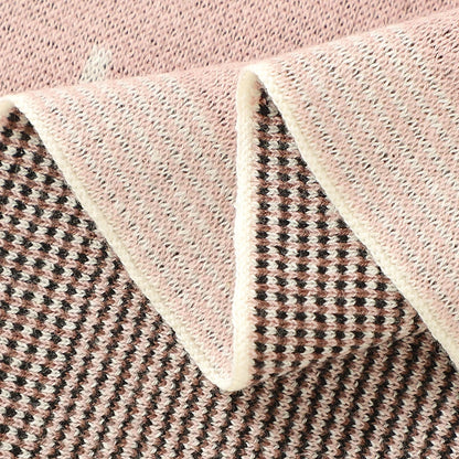 Cotton Knitted Baby Blanket Newborn Boys Girls Super Soft Stroller Basket Swaddle Wrap Plaid 100*80cm Infant Receiving Bed Quilt