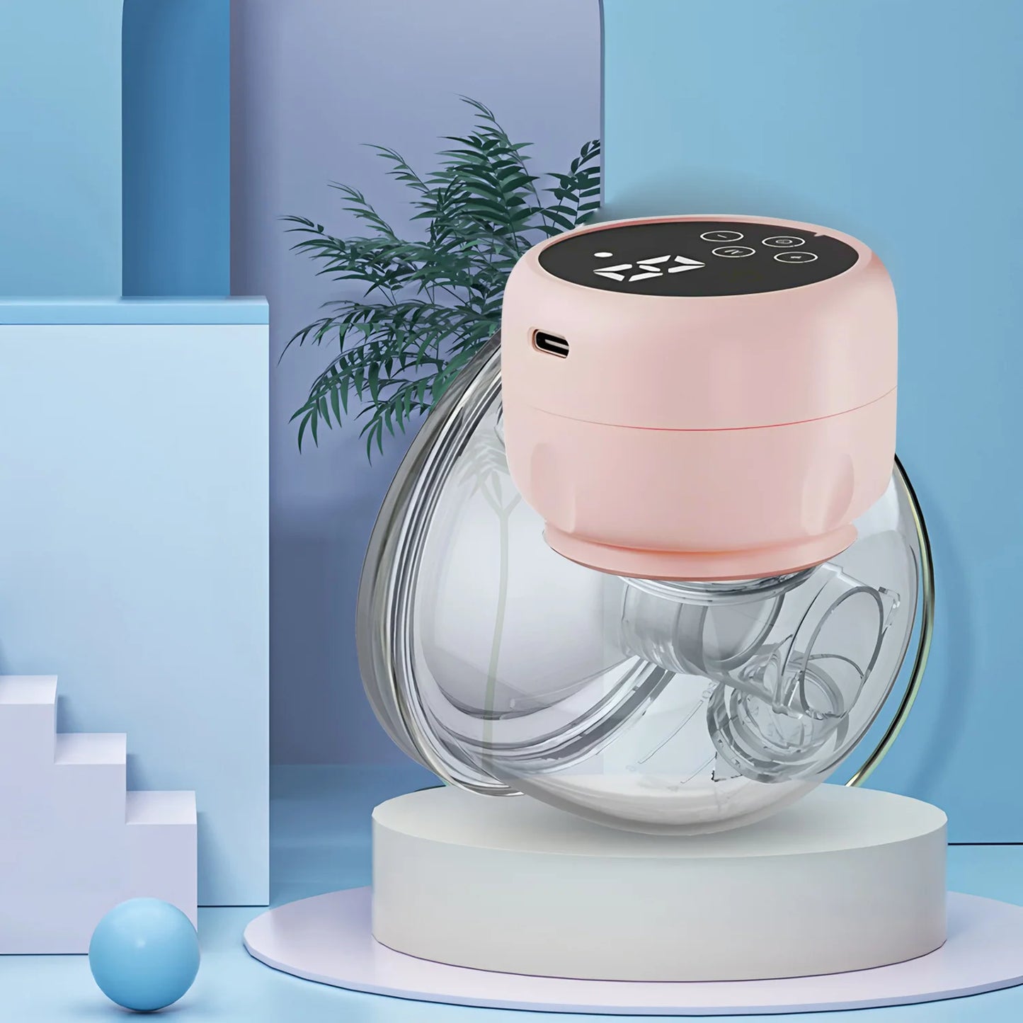 Wearable Electric Breast Pump Hands Free Smart Portable