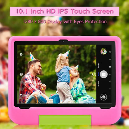 Paitanry 10.1 Inch Tablets for kids Android 15 8GB RAM 64GB ROM HD Display Tab USB Type-C 5G WIFI 6 Tablet PC Children's Gift