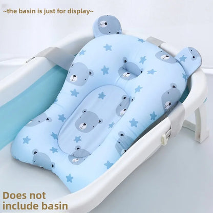Baby Bear Shower Lying Down Stand Newborn Baby Bath Universal Soft Pillow Care Accessories