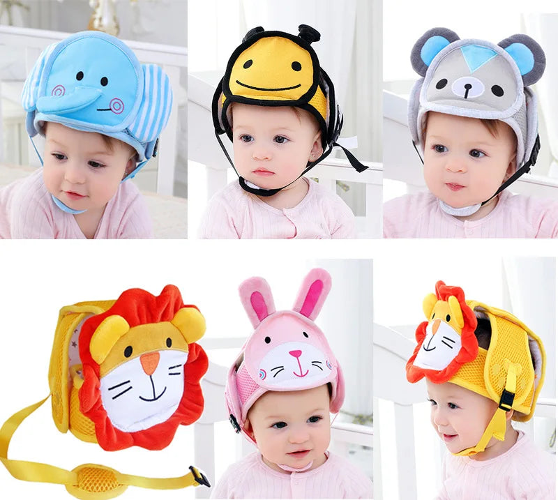 0-6 Years Baby Anti-fall Helmet Baby Head Protector Head Protection Toddler Anti-collision Cap Child Safety Helmet