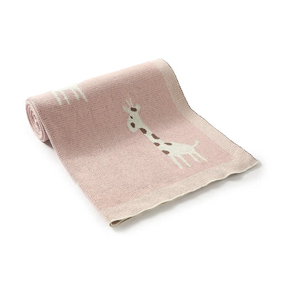Cotton Knitted Baby Blanket Newborn Boys Girls Super Soft Stroller Basket Swaddle Wrap Plaid 100*80cm Infant Receiving Bed Quilt
