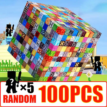 10-500PCS Magnetic Blocks Sets Building Toys Mine Magnet World Model For Boys Girls STEM Montessori Sensory Cubes Toddlers Gifts