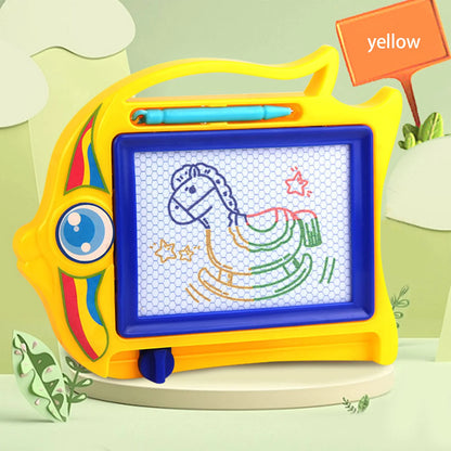 Children's colored magnetic small drawing board for early education, writing board, puzzle toy