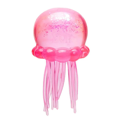 Nee Doh Jellyfish & Cube Squish Toy, Stress Relief Fidget Toy, Sensory for Kids & Adults