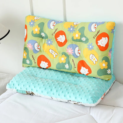 Children’s Plush Comfort Pillow, Double-Sided Ergonomic Design for Year-Round Comfort and Sleep Support
