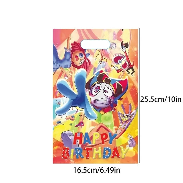 The Amazing Themed Birthday Party Decorations Digitaled Circus Tableware Plates Balloons for Baby Shower Party Favors Kids Gifts