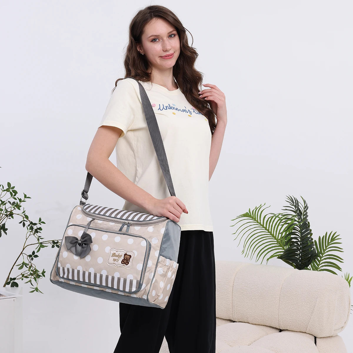 Diaper Bag Maternity Packs single Shoulder Baby Bag Women Travel Handbag for Baby Nursing Mommy