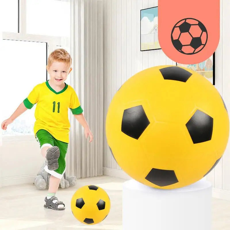 21cm Bouncing Mute Ball Toy Indoor Silent Baby Toy Silent Soft Soccer Ball Bounce Child Sports Games