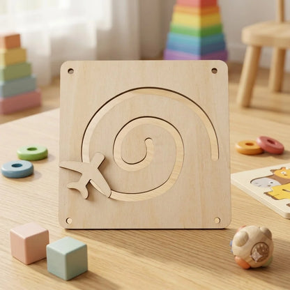 DIY Montessori Busy Board Accessories Set Wooden Sensory Activity Toys Gear Switch LED Light Drum Beads Educational Learning Toy