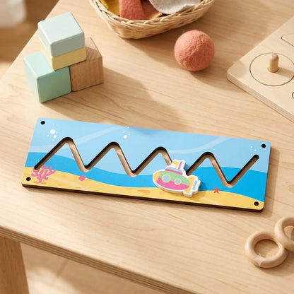 DIY Montessori Busy Board Accessories Set Wooden Sensory Activity Toys Gear Switch LED Light Drum Beads Educational Learning Toy